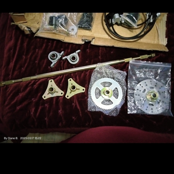 Go Kart Live Rear Axle 29" Axle Length Assembly Kit NWOT - Picture 8 of 8